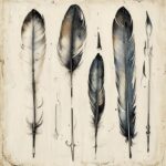 Calligraphy Feather Pen Set - Image 2