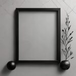 Minimalist Black Metal Frame