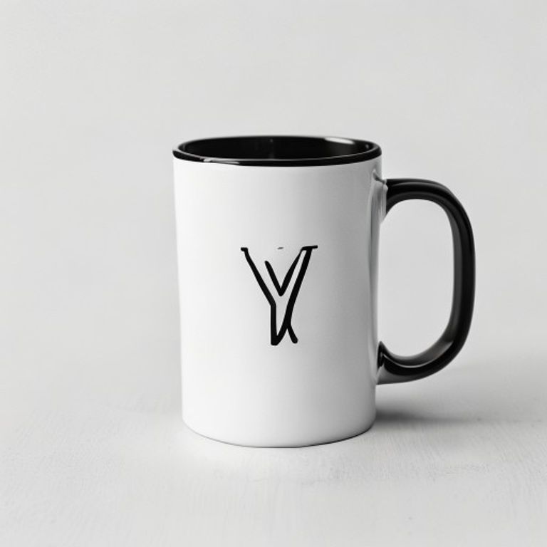minimalist-monogram-mug-black-and-white-aesthetic-1.jpg Minimalist Monogram Mug - Image 1