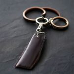 Premium Leather Car Keychain