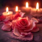Rose Petal Romance Candle