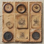 Vintage Wax Seal Stamp Set